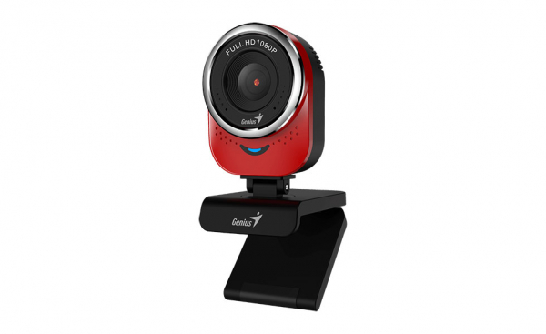 CAMERA WEB GENIUS  senzor 1080p Full-HD cu rezolutie video 1920x1080, QCam 6000, microfon, red "32200002408"  (include TV 0.15 lei) [3]