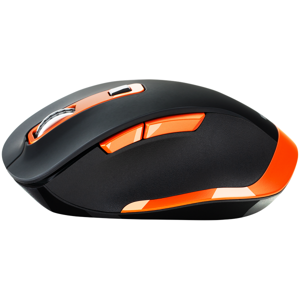 Canyon 2.4Ghz Wireless mouse, with 6 buttons,DPI 800/1200/1600/2000/2400,Battery:AAA*2 pcs , Black-Orange119.6*81.1*43.3mm86.8g [3]