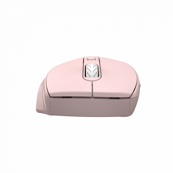 Canyon 6 buttons wireless 2.4Ghz mouse, MX8650A Sensor, DPI up to 1600,Injection case, 3 M life times left and right switches, 2xAAA battery, ABS material. Size: 105x71x40mm, Weight: 59g, Pink [4]