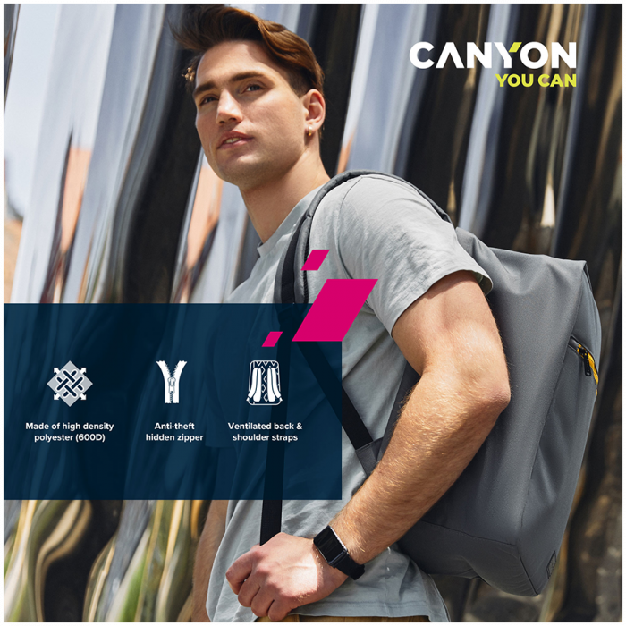 CANYON backpack CSZ-01 Cabin Size Grey [10]