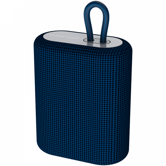 CANYON BSP-4, Bluetooth Speaker, BT V5.0, BLUETRUM AB5365A, TF card support, Type-C USB port, 1200mAh polymer battery, Blue, cable length 0.42m, 114*93*51mm, 0.29kg [2]