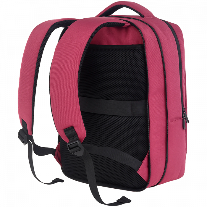 CANYON BPE-5, Laptop backpack for 15.6 inch, Product spec/size(mm): 400MM x300MM x 120MM(+60MM), Red, EXTERIOR materials:100% Polyester, Inner materials:100% Polyestermax weight (KGS): 12kgs [3]