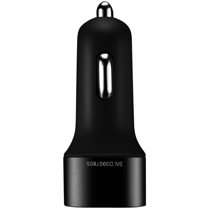 CANYON C-06 Universal 3xUSB car adapter, Input 12V-24V, Output 5V-3.1A, black rubber coating+black metal ring (side with USB is in plastic), 66*35.2*25.1mm, 0.025kg [2]