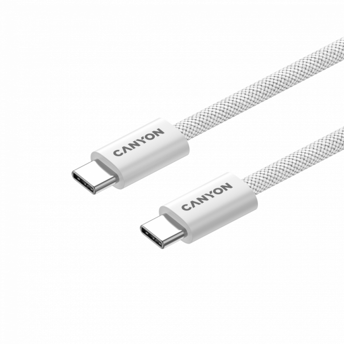 CANYON cable OnWire 60MG C-C 60W Magnet Braided 1m White [3]