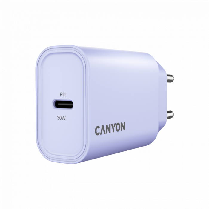 CANYON charger OnCharge 30CL Max Power 30W 1xPD EU Purple [2]
