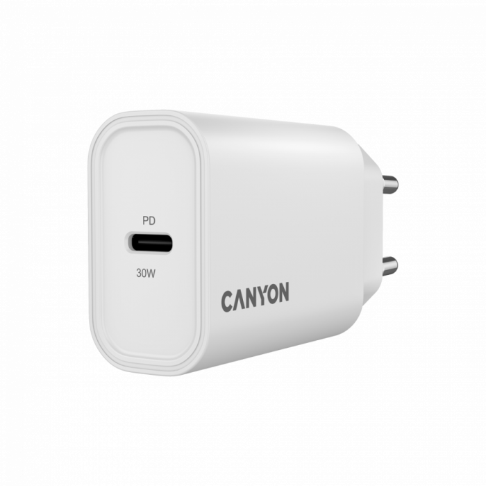 CANYON charger OnCharge 30CL Max Power 30W 1xPD EU White [2]