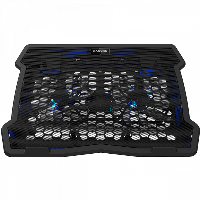 CANYON cooler NS03 3Fan 2USB LED Black [1]