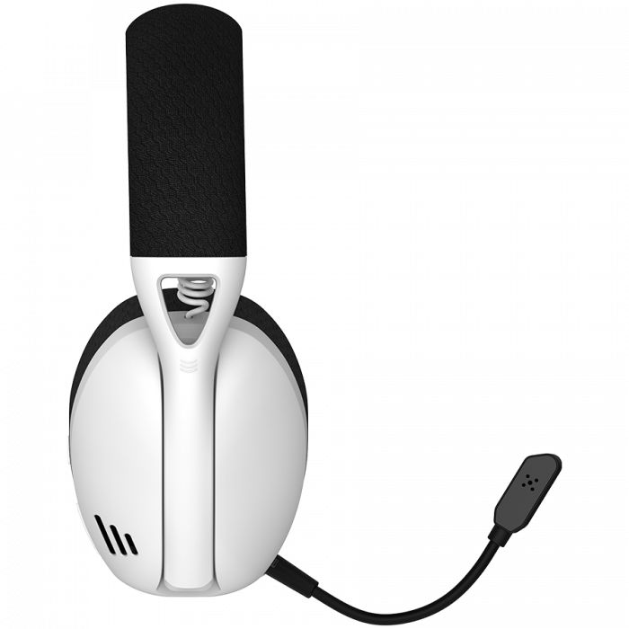 CANYON Ego GH-13, Gaming BT headset, +virtual 7.1 support in 2.4G mode, with chipset BK3288X, BT version 5.2, cable 1.8M, size: 198x184x79mm, White [5]
