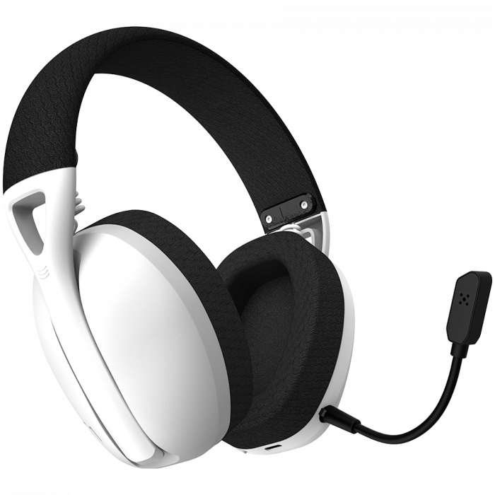 CANYON Ego GH-13, Gaming BT headset, +virtual 7.1 support in 2.4G mode, with chipset BK3288X, BT version 5.2, cable 1.8M, size: 198x184x79mm, White [6]