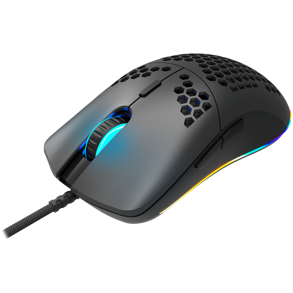 CANYON Puncher GM-11, Gaming Mouse with 7 programmable buttons, Pixart 3519 optical sensor, 4 levels of DPI and up to 4200, 5 million times key life, 1.65m Ultraweave cable, UPE feet and colorful RGB  [2]