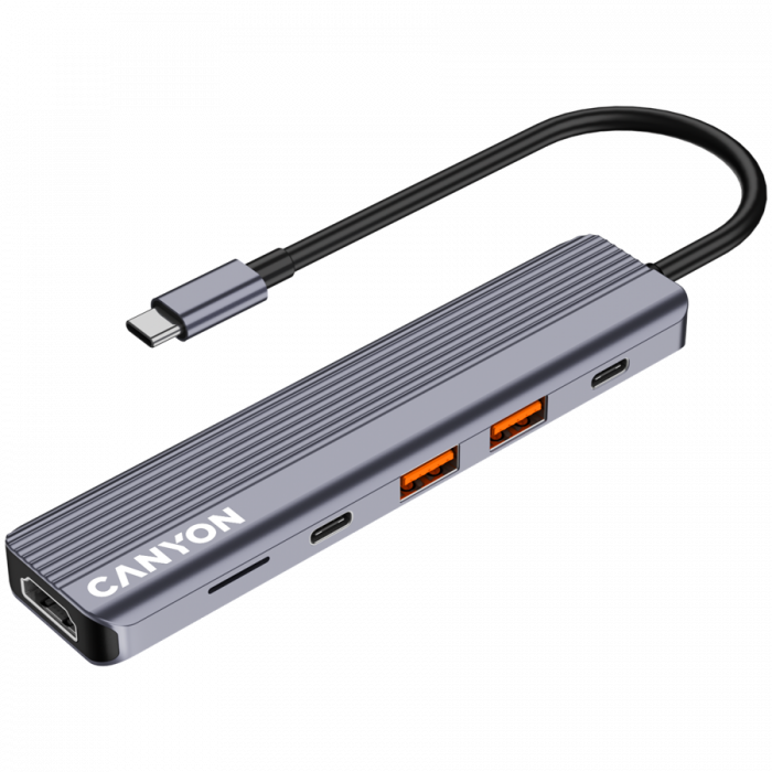 CANYON hub DS-17 6in1 4k USB-C Grey [3]