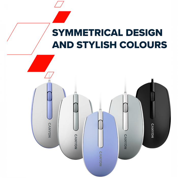 CANYON mouse M-10 Wired Lavender [7]