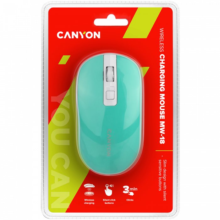 CANYON mouse MW-18 Wireless Charge Aquamarine [5]