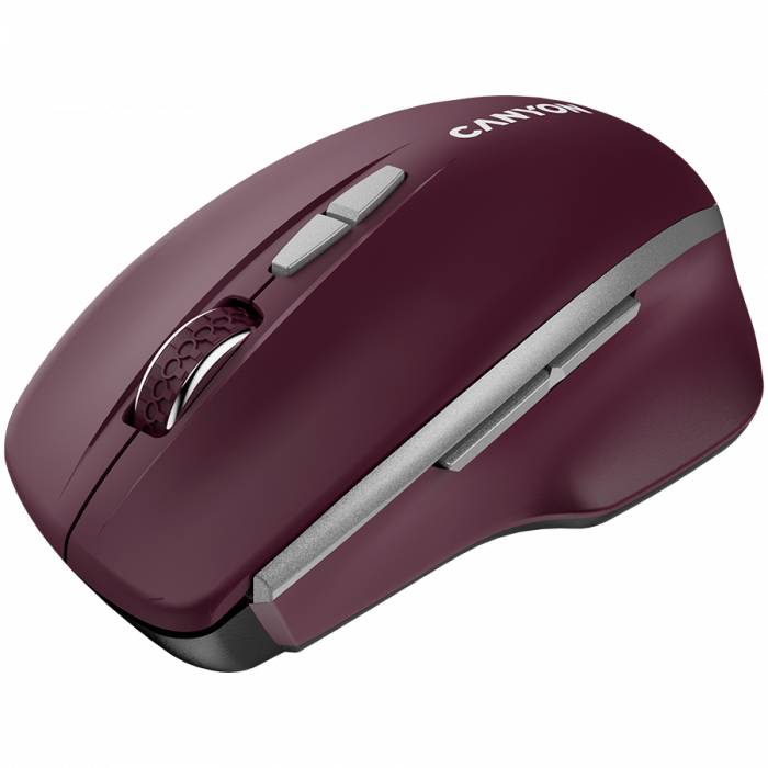 CANYON mouse MW-21 BlueLED 7buttons Wireless Burgundy Red [4]