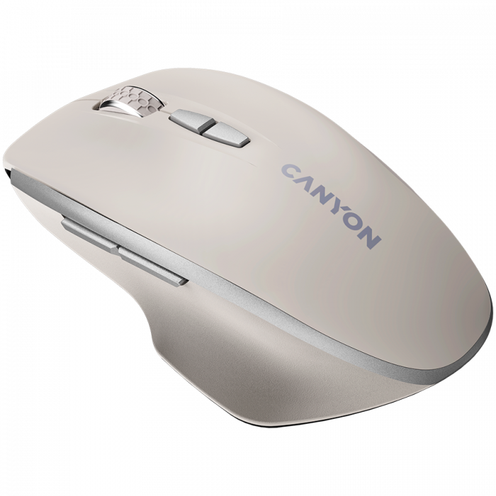 CANYON mouse MW-21 BlueLED 7buttons Wireless Cosmic Latte [3]