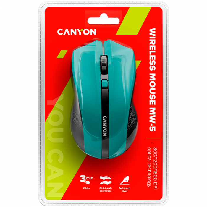 CANYON mouse MW-5 Wireless Green [4]