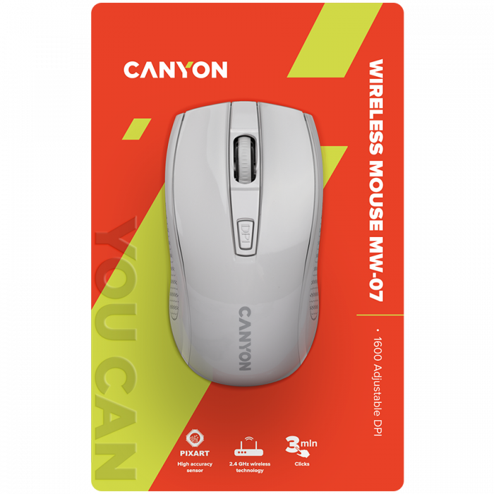 CANYON mouse MW-7 Wireless White [6]