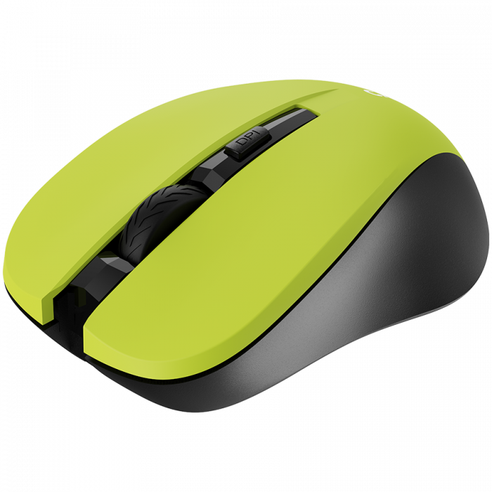 CANYON MW-1, Yellow 2.4GHz wireless optical mouse with 3 buttons, 800/1200/1600 DPI adjustable [3]