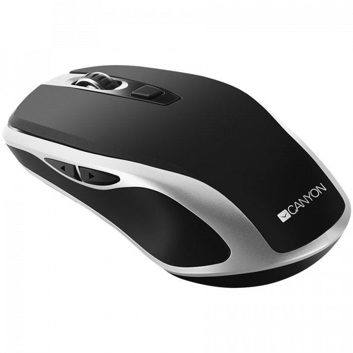 CANYON MW-19, 2.4GHz Wireless Rechargeable Mouse with Pixart sensor, 6keys, Silent switch for right/left keys,Add NTCDPI: 800/1200/1600, Max. usage 50 hours for one time full charged, 300mAh Li-poly b [3]