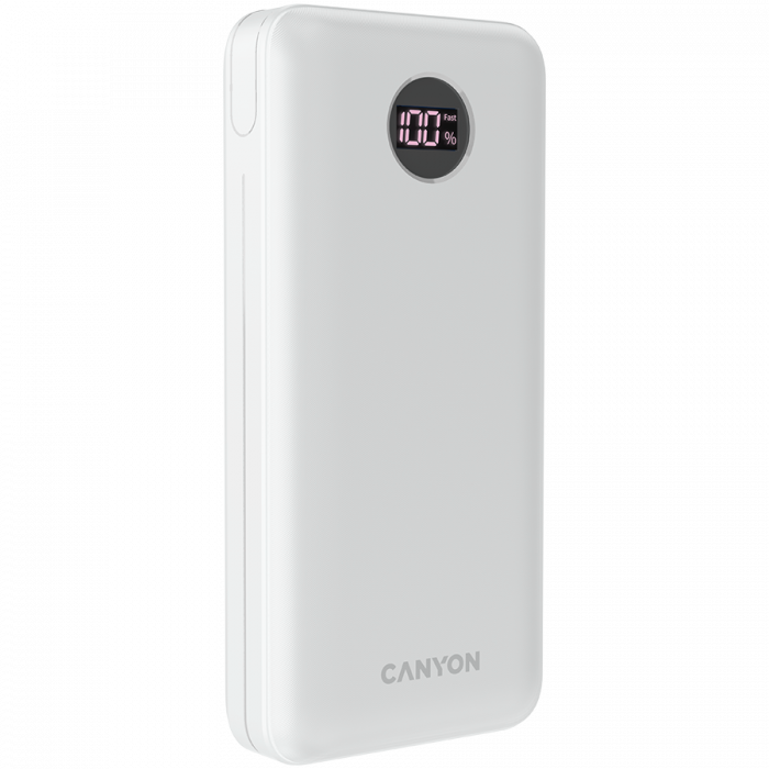 CANYON PB-2002 Power bank 20000mAh Li-poly battery, Input Type-C 5V3A,9V2A,18W , Output Type-C：5V3A,9V2.2A,12V1.5A,20W, Output USBA1/USBA2：5V3A,5V/4.5A,4.5V/5A,9V2A,12V1.5A,22.5W147.5*69*28.6mm, 0.437 [2]