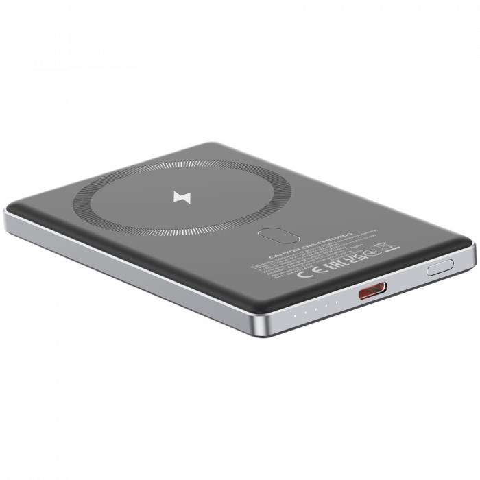 CANYON power bank OnPower 505 slim Magsafe 5000 mAh PD20W Dark Grey [5]
