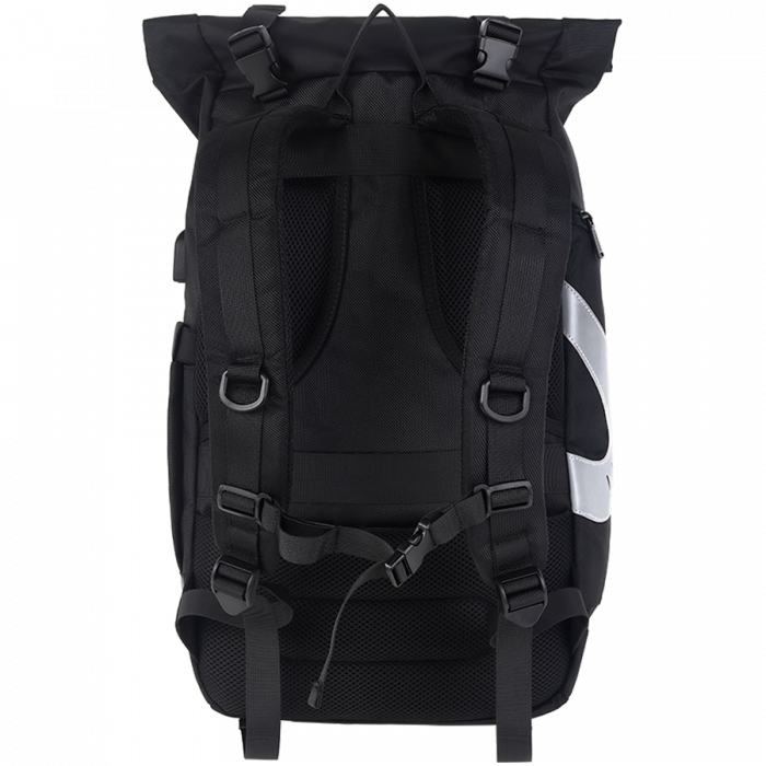 CANYON RT-7, Laptop backpack for 17.3 inch, Product spec/size(mm): 470MM(+200MM) x300MM x 130MM, Black, EXTERIOR materials:100% Polyester, Inner materials:100% Polyester, max weight (KGS): [4]