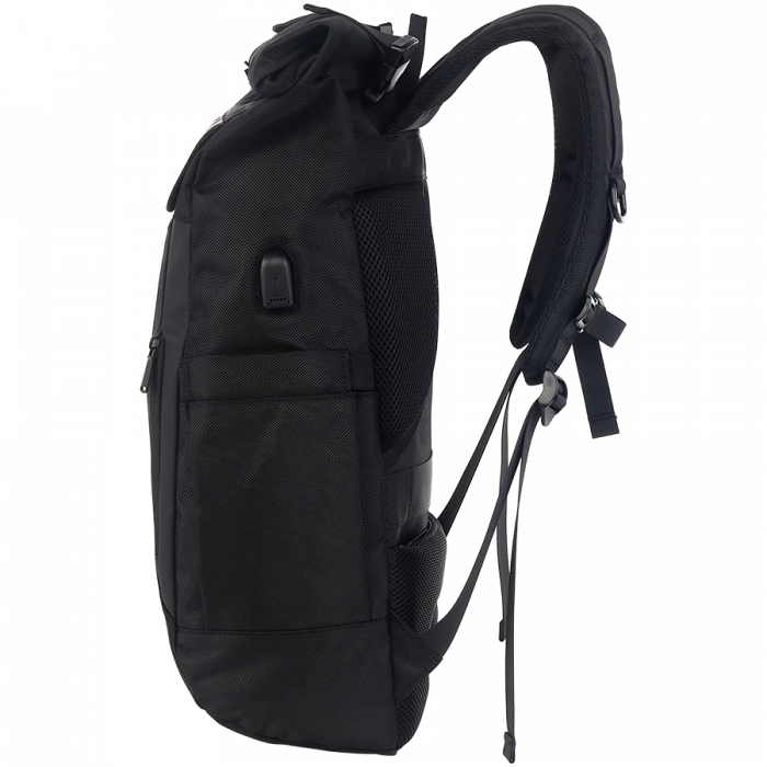 CANYON RT-7, Laptop backpack for 17.3 inch, Product spec/size(mm): 470MM(+200MM) x300MM x 130MM, Black, EXTERIOR materials:100% Polyester, Inner materials:100% Polyester, max weight (KGS): [3]