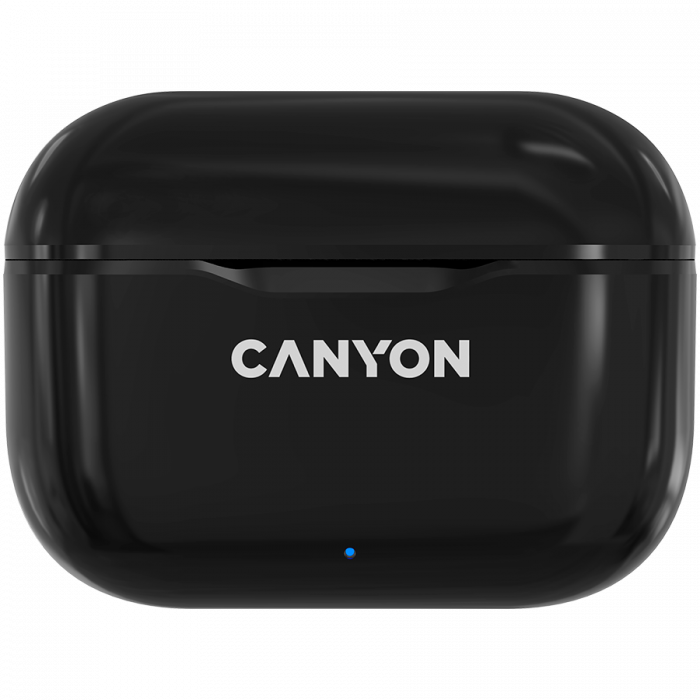 Canyon TWS-3 Bluetooth headset, with microphone, BT V5.0, Bluetrum AB5376A2, battery EarBud 40mAh*2+Charging Case 300mAh, cable length 0.3m, 62*22*46mm, 0.046kg, Black [4]