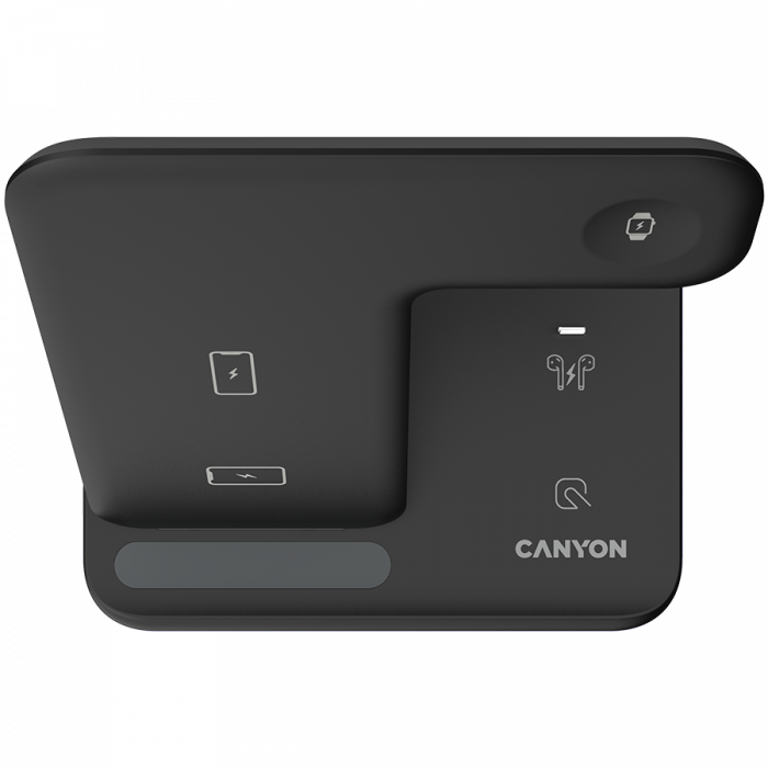 CANYON wireless charger WS-302 15W 3in1 Black [3]
