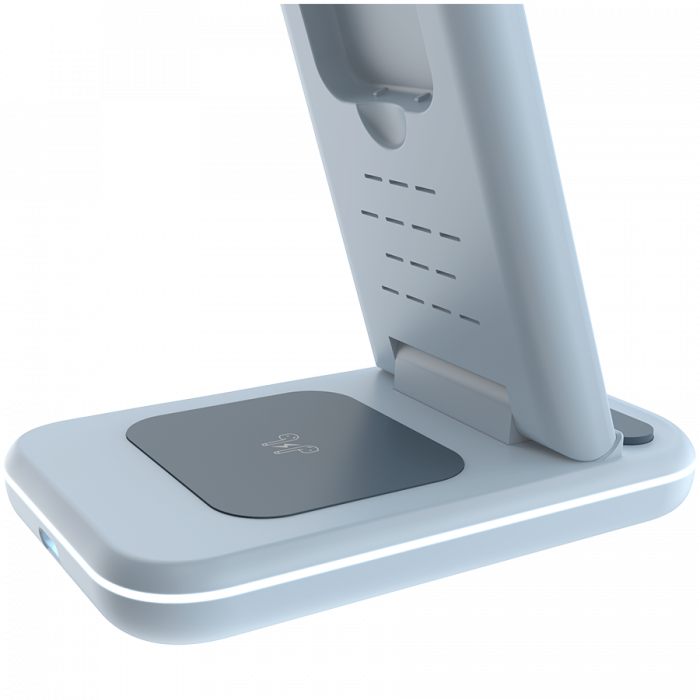 CANYON wireless charger WS-304 15W 3in1 Blue [8]