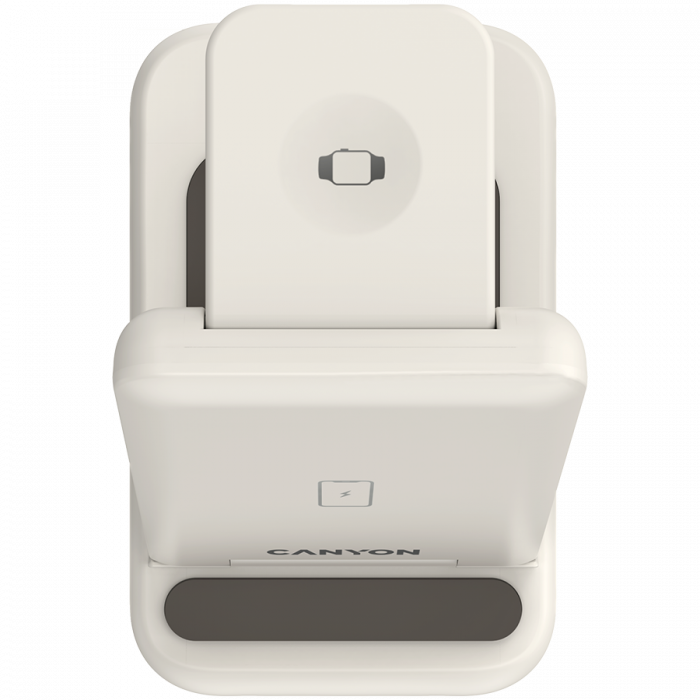 CANYON wireless charger WS-304 15W 3in1 Cosmic Latte [6]