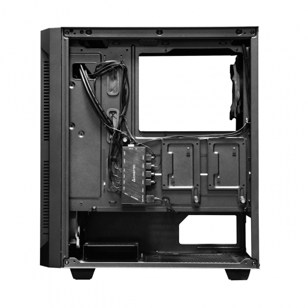 CARCASA CHIEFTEC Middle Tower ATX, fara sursa, sticla securizata, 4 x ventilator RGB, USB 2.0 x 1 | USB 3.0 x 2 | Jack 3.5mm x 2, mesh pt. filtrare praf | fan controller (inclusiv RGB) | | PSU shroud, [3]