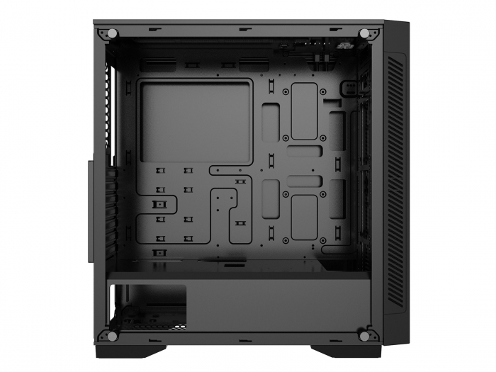 CARCASA DEEPCOOL, Middle Tower, E-ATX, fara sursa, sticla securizata, USB 2.0 x 2, USB 3.0 x 1, Jack 3.5mm x 2, mesh, RGB LED strip, "MATREXX 55 V3" "DP-ATX-MATREXX55V3" [4]