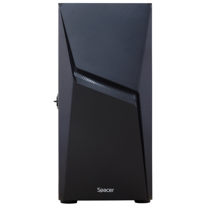 CARCASA  SPACER - gaming, Middle Tower, ATX, "THUNDER", fara sursa, usa sticla securizata (balama), USB 2.0 x 2, USB 3.0 x 1, Jack 3.5mm x 2, mesh , "SPGC-THUNDER" [2]