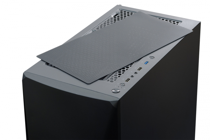 CARCASA  SPACER - gaming, Middle Tower, ATX, "THUNDER", fara sursa, usa sticla securizata (balama), USB 2.0 x 2, USB 3.0 x 1, Jack 3.5mm x 2, mesh , "SPGC-THUNDER" [6]