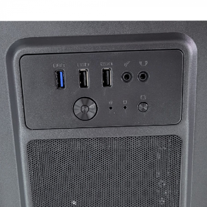 CARCASA SPACER - office, Middle Tower, ATX, fara sursa, USB 2.0 x 2, USB 3.0 x 1, PSU shroud, black "SPCS-OC-TOP" [4]
