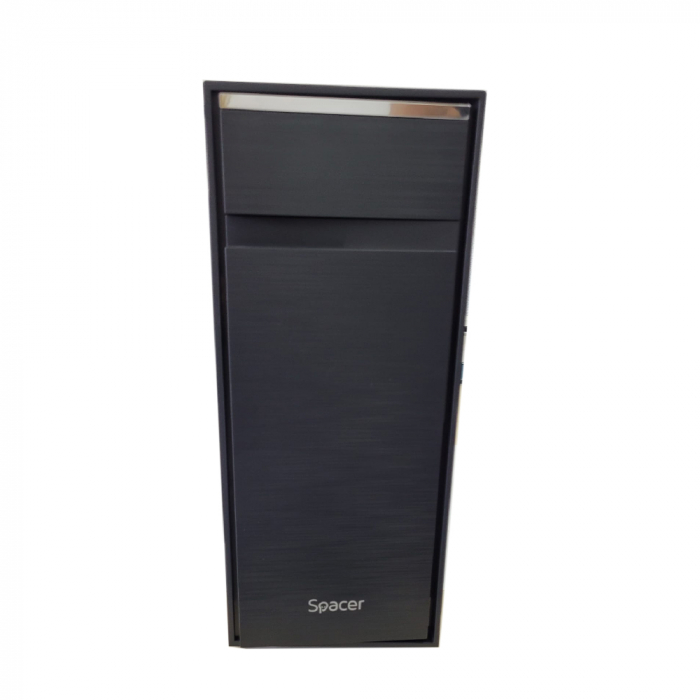 CARCASA SPACER - office, Middle Tower, ATX, fara sursa, USB 2.0 x 2, USB 3.0 x 1, PSU shroud, black "SPCS-OC-TOP" [3]