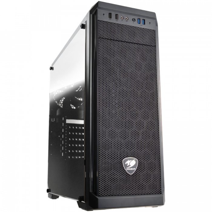 COUGAR | MX330-G | PC Case | Mid Tower / Mesh Front Panel / 1 x 120mm Fan / TG Left Panel [1]