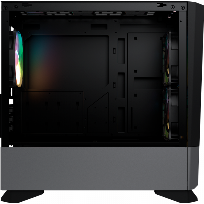 COUGAR | MG140 Air RGB Black | PC Case | Mini Tower / Air Vents Front Panel / 3 x ARGB Fans / 4mm TG Left Panel [6]