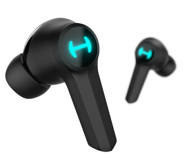 CASTI Edifier, wireless, intraauriculare - butoni, utilizare multimedia, smartphone, microfon pe casca, conectare prin Bluetooth 5.2, RGB, USB-C, negru, "GT4-BK", (include TV 0.8lei) [3]