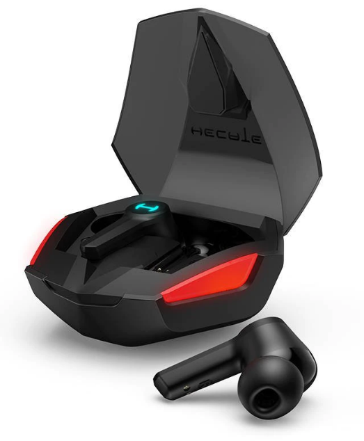 CASTI Edifier, wireless, intraauriculare - butoni, utilizare multimedia, smartphone, microfon pe casca, conectare prin Bluetooth 5.2, RGB, USB-C, negru, "GT4-BK", (include TV 0.8lei) [2]