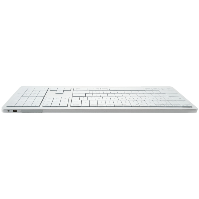 CLEVETURA CLVX 1 Touch-On-Keys AI Wireless Keyboard, ANSI US Mac layout, Scissor Switches, Aluminum Chassis, Interactive RGB, Mac/iPad/AppleTV/PC support [5]