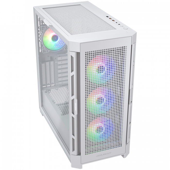 COUGAR AIRFACE PRO RGB PC Case, Mid Tower, White [6]