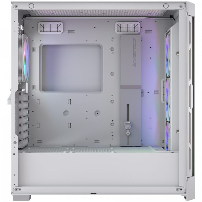 COUGAR AIRFACE PRO RGB PC Case, Mid Tower, White [4]
