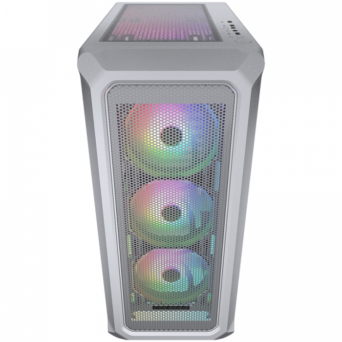 COUGAR | Archon 2 Mesh RGB (White) | PC Case | Mid Tower / Mesh Front Panel / 3 x ARGB Fans / 3mm TG Left Panel [4]