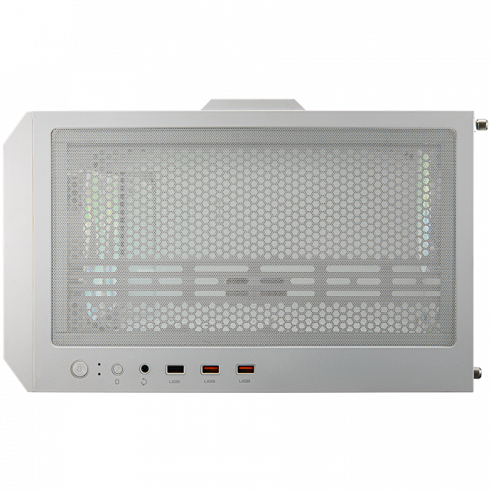COUGAR | Case Airface RGB White | PC Case | Mid Tower / Mesh Front Panel / 2 x 140mm ARGB Fans / 1x 120mm ARGB Fan / TG Left Panel / White [6]