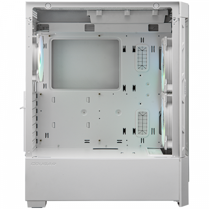 COUGAR | Case Airface RGB White | PC Case | Mid Tower / Mesh Front Panel / 2 x 140mm ARGB Fans / 1x 120mm ARGB Fan / TG Left Panel / White [5]