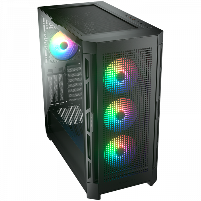 COUGAR | Duoface Pro RGB | PC Case | Mid Tower / TG & Airflow Front Panel / 4 x ARGB Fans / TG Left Panel [2]