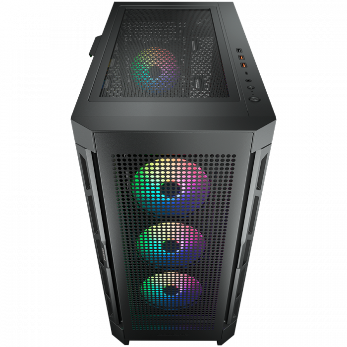 COUGAR | Duoface Pro RGB | PC Case | Mid Tower / TG & Airflow Front Panel / 4 x ARGB Fans / TG Left Panel [4]