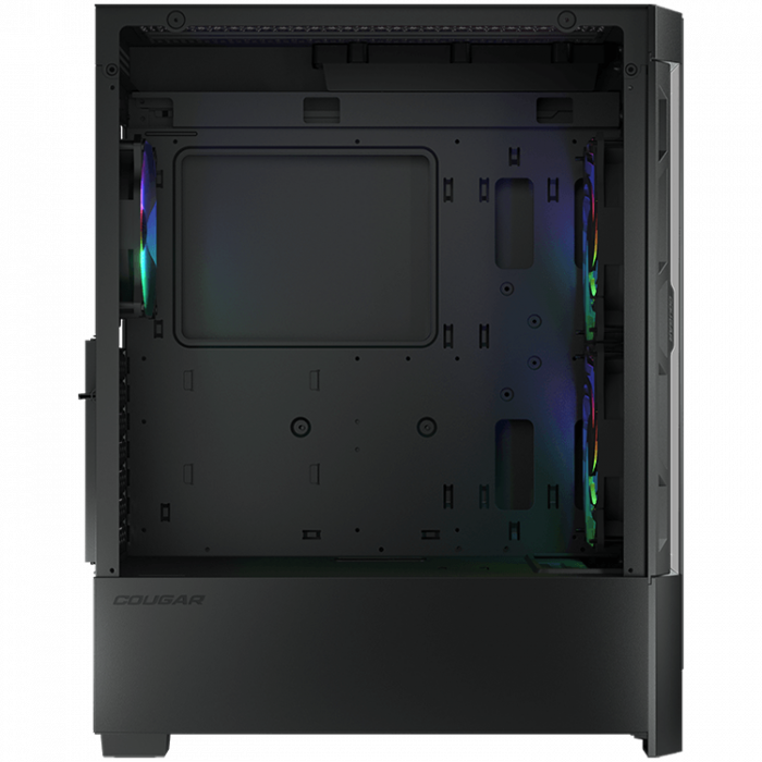 COUGAR | Duoface RGB Black | PC Case | Mid Tower / Airflow Front Panel / 2 x 140mm & 1x 120mm ARGB Fans incl. / TG Left Panel [7]